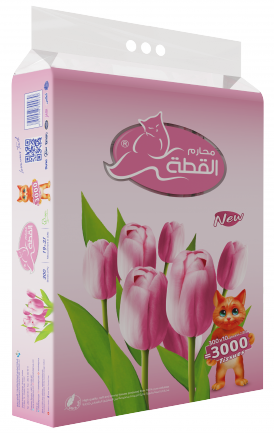 القطة محارم سحب زهر  300 منديل