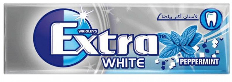 علكة اكسترا بنكهة النعنع الابيض 14 غم 