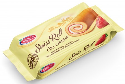 جوردينا سويس رول بالفراولة 40 غم