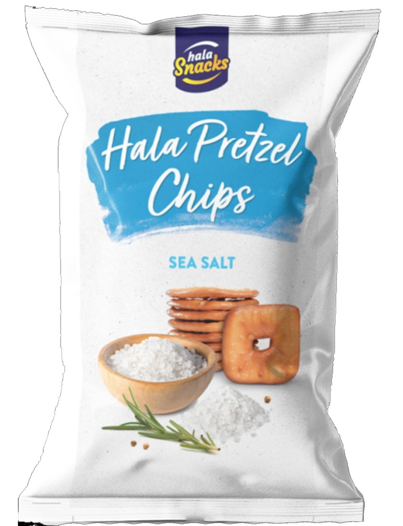هلا بريتزل شيبس بالملح 25 غم*60