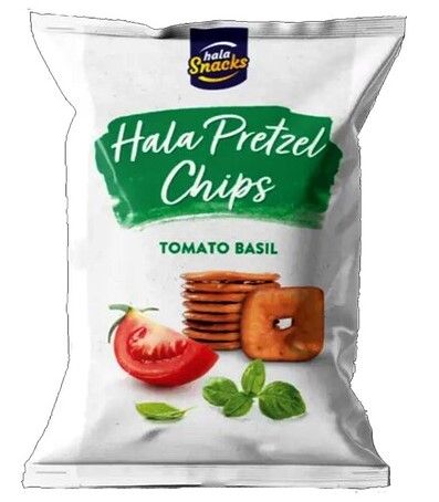 هلا بريتزل شيبس بالبندورة والريحان 30 غم * 60