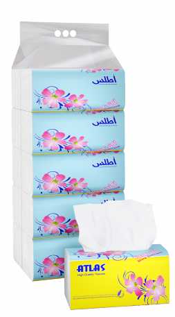 اطلس محارم سحب 330 منديل *10 حبات
