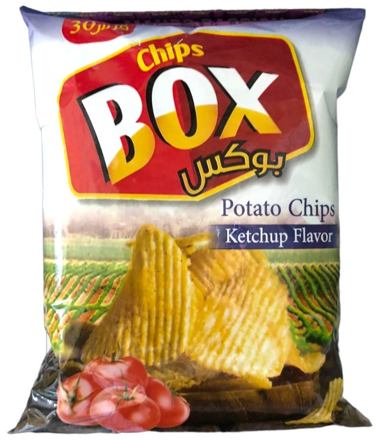 شيبس بوكس كاتشب 48 غم *24