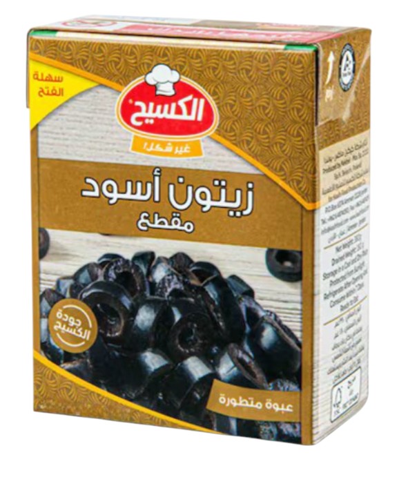 الكسيح زيتون اسود مقطع 340 غم