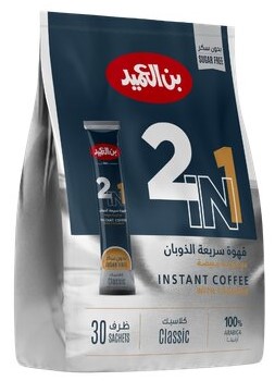 بن العميد 2 في 1 قهوة سريعة الذوبان 20 غم * 30