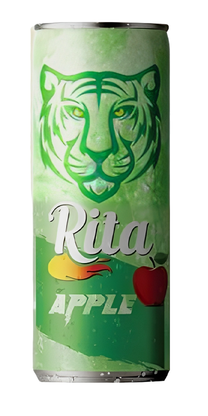 ريتا مشروب غازي تفاح 240 مل 