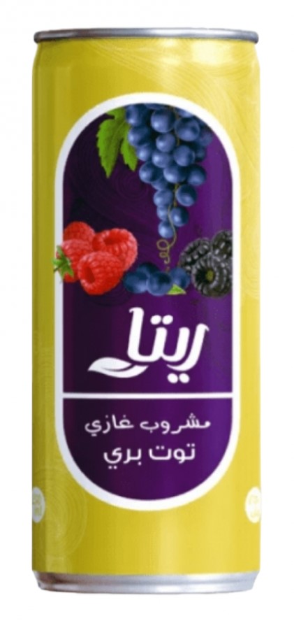 ريتا مشروب غازي توت بري 240 مل