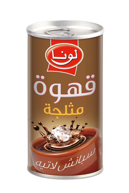 لونا قهوة مثلجة سبانش لاتيه 190 مل * 24