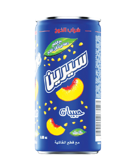 سيرين عصير حبيبات خوخ 180 مل