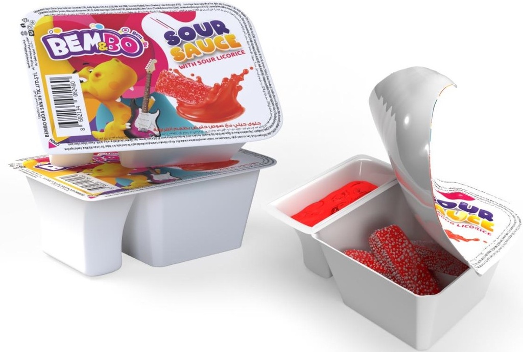 بيم و بو كاندي حامض بنكهة الفراولة 16 غم