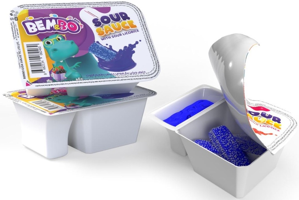 بيم و بو كاندي حامض بنكهة التوت 16 غم