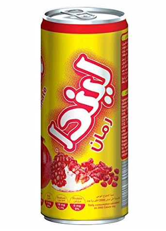 ليندا مشروب غازي رمان 250 مل