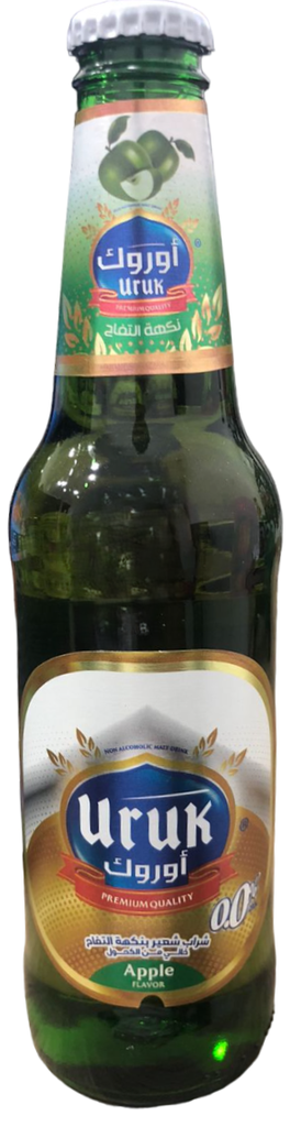 اوروك شراب شعير تفاح زجاج 330 مل