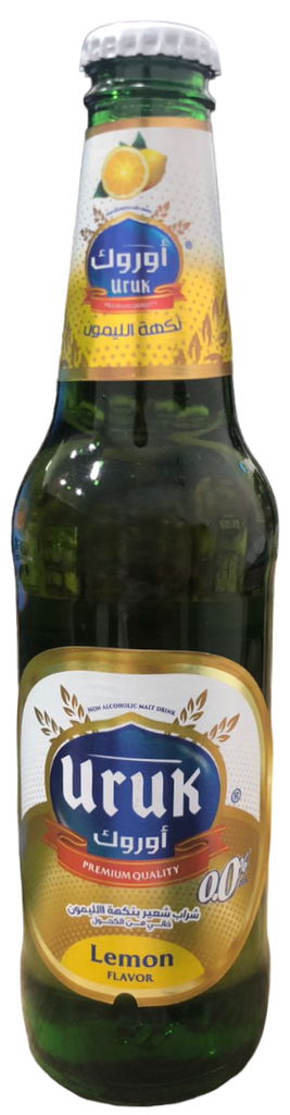 اوروك شراب شعير ليمون زجاج 330 مل
