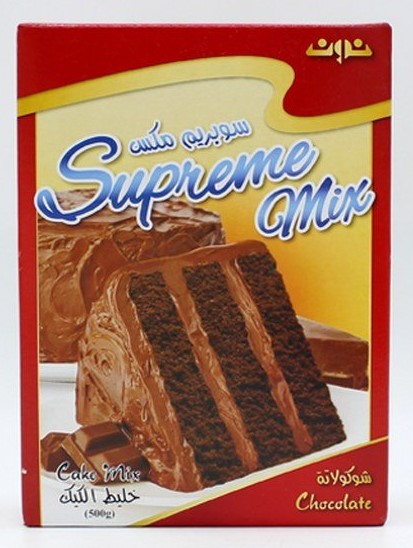 نون سوبريم خليط كيك شوكولاتة داكنة 450 غم