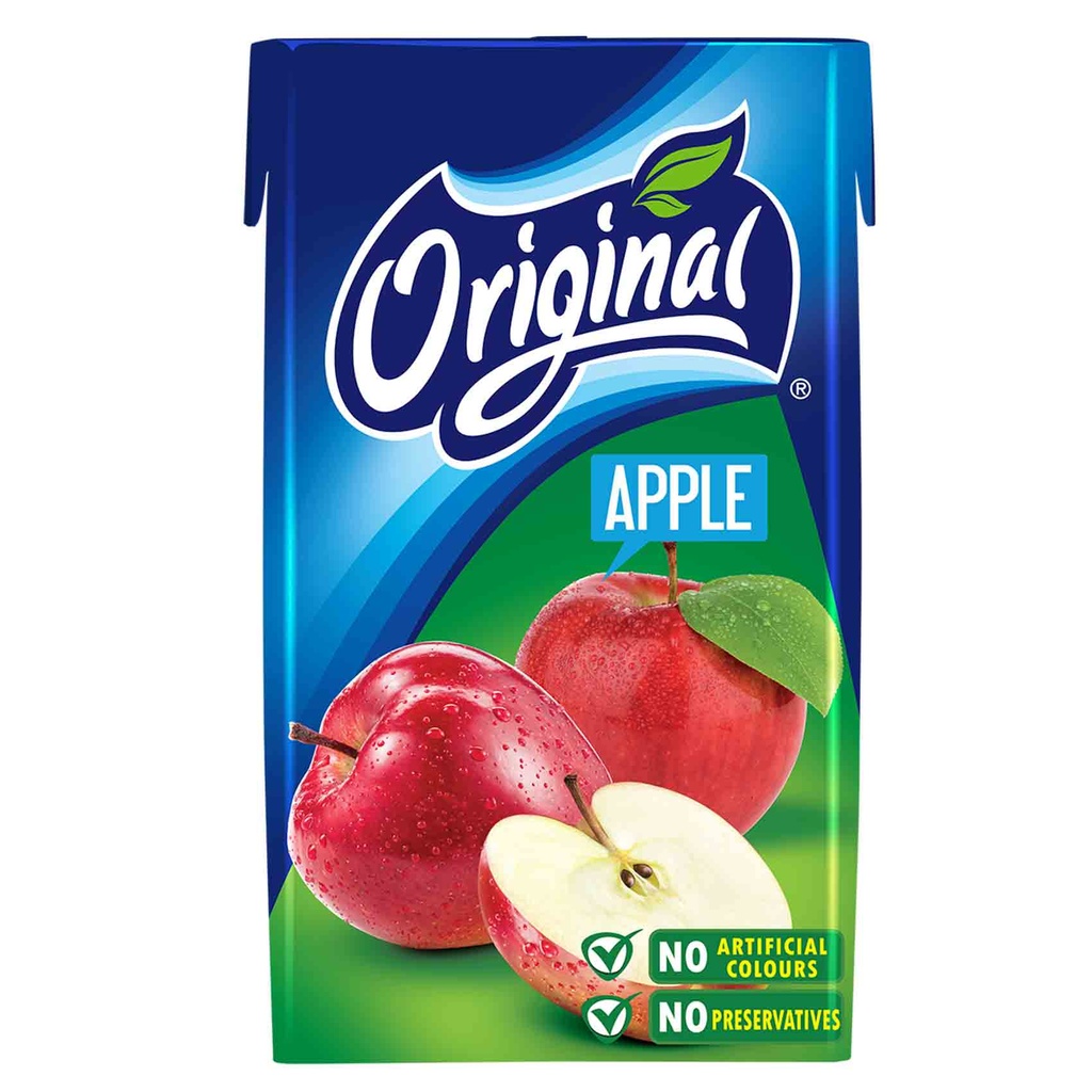 اورجينال عصير تفاح كرتون 250 مل