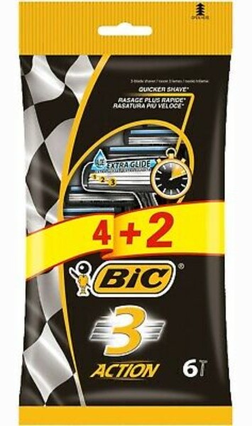 بيك شفرات حلاقة اكشن  +2