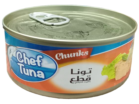 شيف تونا بالزيت النباتي حار 120 غم