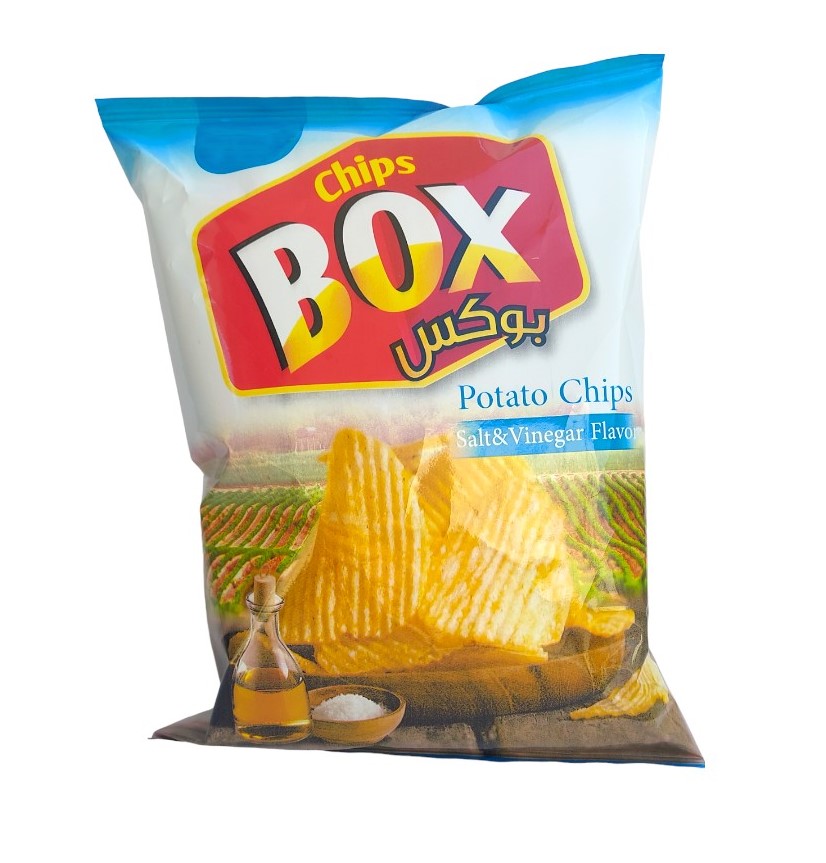 شيبس بوكس ملح وخل 16 غم