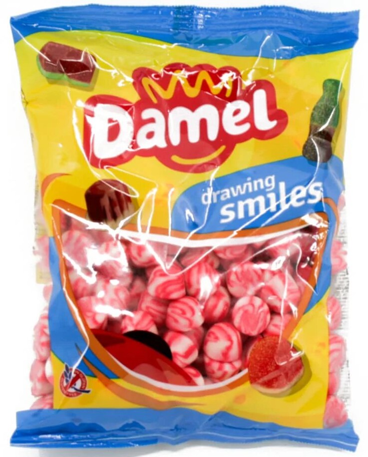 دامل كاندي شكل الفراولة الحلزوني 1 كغم