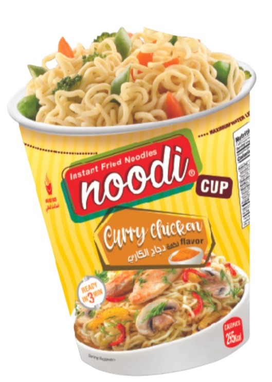 نودي نودلز كاسات كاري دجاج 60 غم