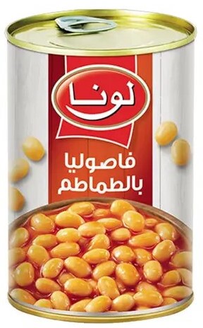 لونا فاصولياء بالصلصة الطماطم 380 غم