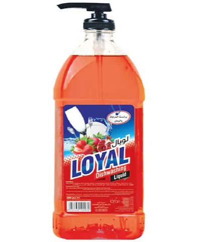 لويال سائل جلي فراولة و رمان 1 لتر