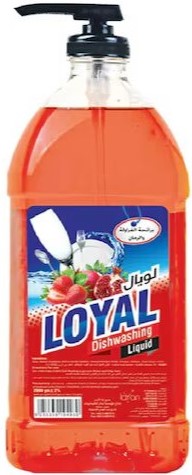 لويال سائل جلي فراولة و رمان 2 لتر