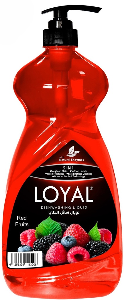 لويال سائل جلي بالانزيمات احمر وفواكه 1.5 لتر