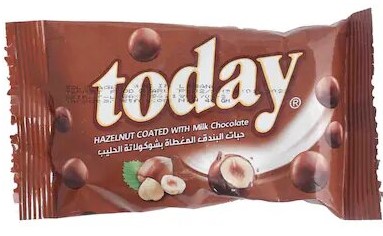 توداي حبات البندق مغطاه بالشوكولاتة 40 غم