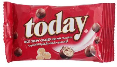توداي ارز محمص مغطاه بالشوكولاتة 40 غم
