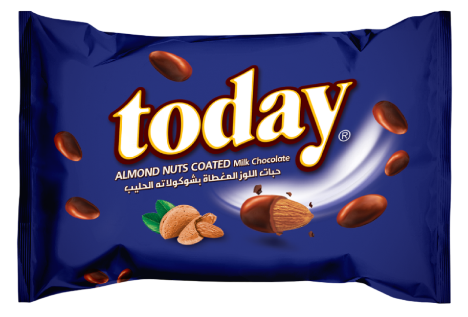 توداي حبات اللوز مغطاه بالشوكولاتة 40 غم