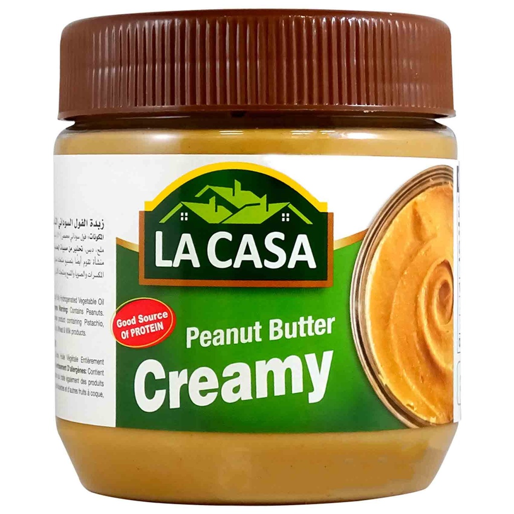 لاكاسا زبدة الفول السوداني كريمي 340 غم