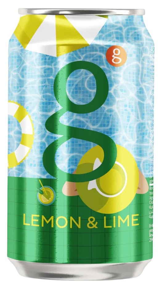 جي مشروب غازي لايم و ليمون 300 مل
