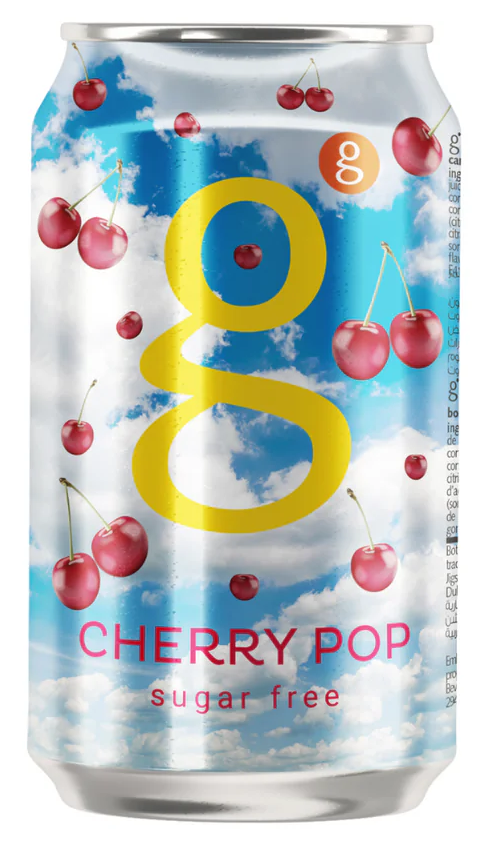 جي مشروب غازي كرز بوب خالي من السكر 300 مل