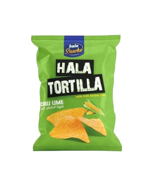 شيبس هلا تورتيلا حامض حار 18 غم
