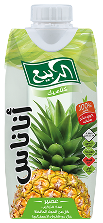 الربيع عصير اناناس 330 مل * 18
