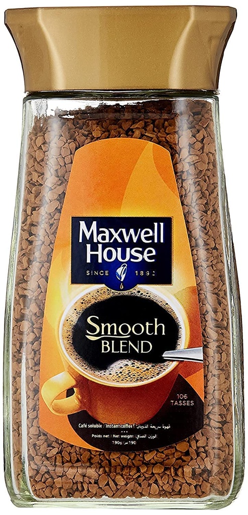 ماكس ويل هاوس قهوة سريعة التحضير زجاج 190 غم