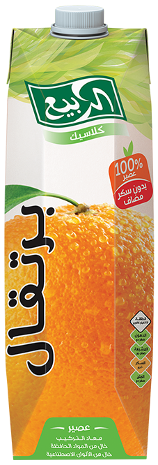 عصير الربيع برتقال 1 لتر