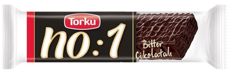 ويفر شوكولاتة داكنة 32 غم no:1 توركو