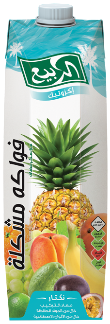 عصير الربيع فواكة مشكلة 1 لتر