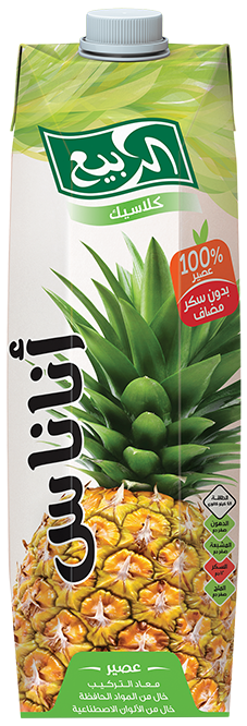 عصير الربيع اناناس 1 لتر * 8