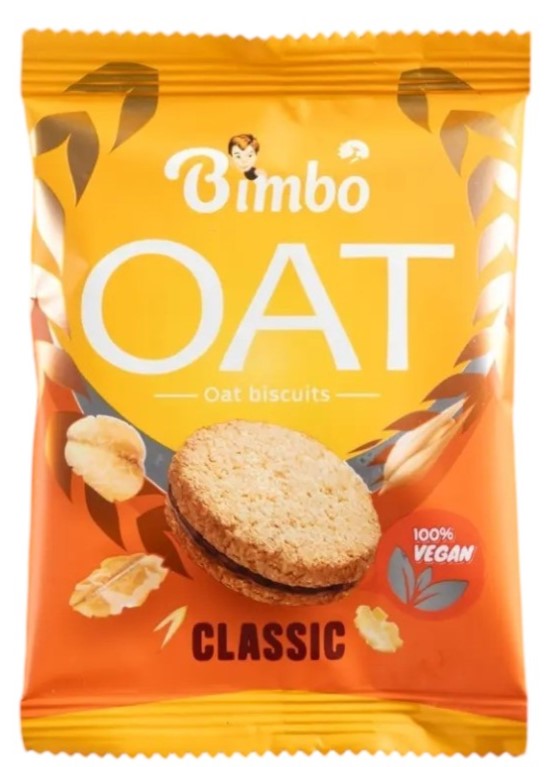 بيمبو بسكويت شوفان سادة 30 غم