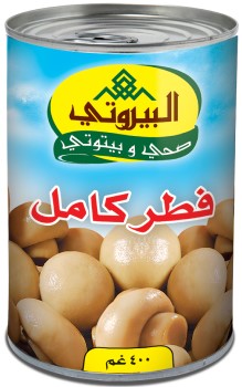البيروتي فطر حبة كاملة 400 غم