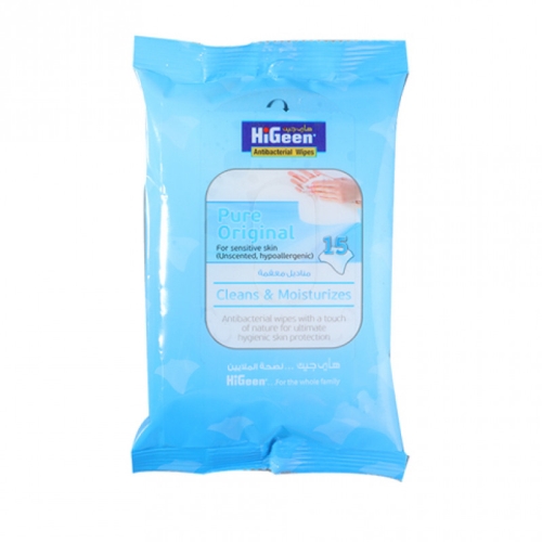هايجين مناديل معقمة اورجينال 15 منديل