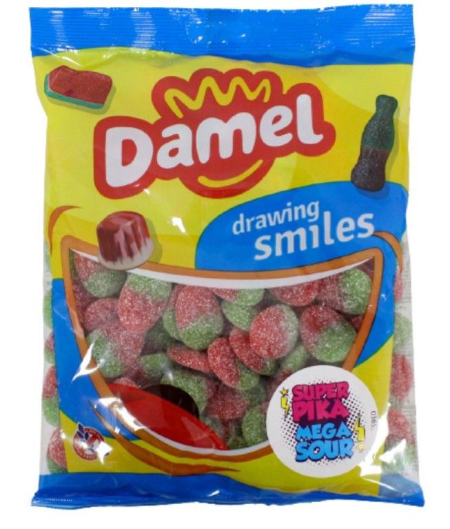دامل كاندي شكل فراولة حامضة 1 كغم