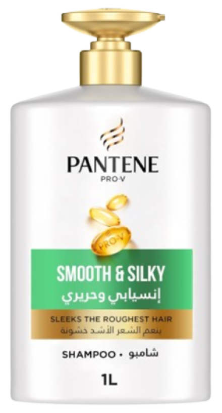 بانتين شامبو انسيابي و حريري 1 لتر