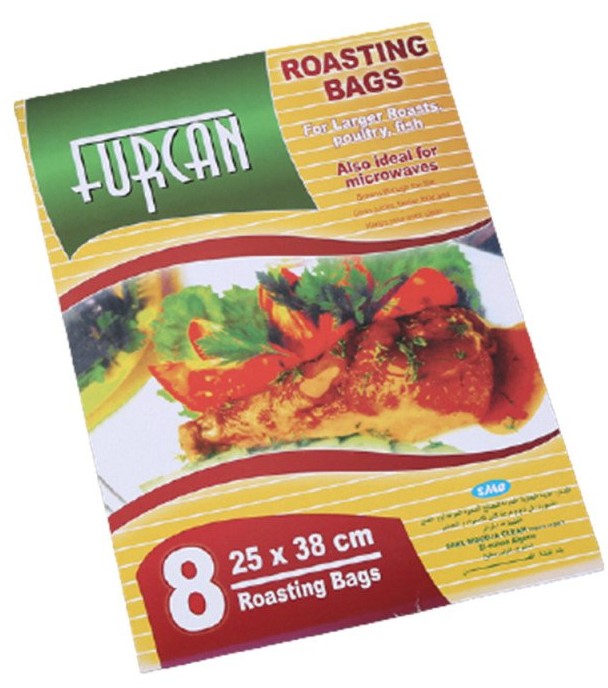 فوركان اكياس شواء بالفرن (38 * 25 سم) * 8