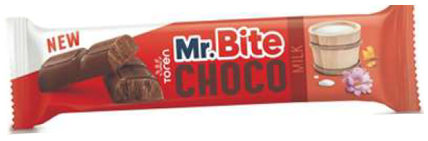 تورين مستر بايت اصابع الشوكولاتة بالحليب 22 غم