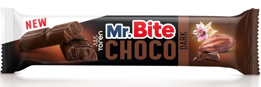 تورين مستر بايت اصابع الشوكولاتة الداكنة 22 غم